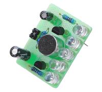 MUSISALY Kit Pédagogique D'électronique à Souder Carte Soudable Mini Kit de Soudure pour Débutants Soudure DIY à Commande Vocale Expériences Électroniques Éducatives Jeu de Lumière