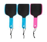 MUSISALY Lime à Pieds Double Face de U, Lot de 3 Pièces, Exfoliant Portatif pour Éliminer Peaux Mortes et Callosités, Outil Pédicure Manuel pour Soin des Pieds