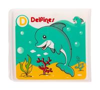 MUSISALY Livre de Bain Éducatif Flottant en Eva pour Tout-Petit, Déchirures, Format 1 Pièce, de Pratique pour Développement Sensoriel et Apprentissage en Espagnol