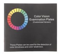 MUSISALY Livre de test - Tableau de couleurs - Livre de test pour faiblesse de vision des couleurs - Tableau de test visuel