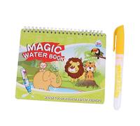 MUSISALY Livre D'images Réutilisable à Eau Pour Garçon Et Filles, Cahier De Coloriage Animaux, Jouet Éducatif Peinture Sans Encre, Format Petit, Activités Créatives Et Apprentissage Artistique