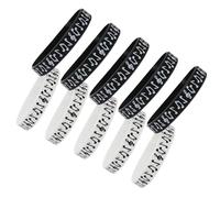 MUSISALY Lot de 10 Bracelets Musicaux en Silicone Noir et Blanc Décoratifs Notes de Musique Bracelets de Festival de Musique pour Concerts et Événements Confortables et Légers