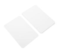 MUSISALY Lot de 10 Étiquettes D'affichage de Prix A6 Blanches Réutilisables en Abs, Supports de Panneau pour Supermarchés et Magasins, Mini-tableaux de Prix Effaçables pour Rayons