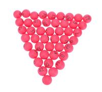 MUSISALY Lot de 100 Balles de Tennis de Table Numérotées 1-100 en Polypropylène Rouge 4 CM Balles Pong Imprimées pour Décoration Jeux de Fête Beer Pong et Loisirs Sportifs