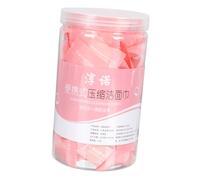 MUSISALY Lot De 100 Serviettes Compressées Visage Serviette De Beauté Portable Compacte Absorption Voyages Finition Soignée Agréable Au Toucher