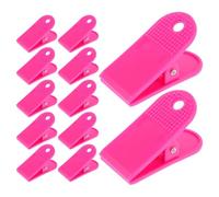MUSISALY Lot de 12 Clips de Rechange pour Tapis Roulant Clip de Sécurité Rose Ressort Accessoires D’Arrêt D’Urgence pour Tapis de Course Fixation Rapide et Résistante pour Câble de