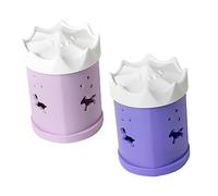 MUSISALY Lot De 2 Boîtes De Rangement Pour Éponges De Maquillage Avec Couvercle Verrouillable Et Fond Non Inclus