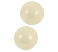 MUSISALY Lot de 2 Boules de Pétanque en Résine 57 Mm Effet Gazon, Légères et Portables, Balles de Croquet de Rechange pour Jeux Extérieurs en Famille, Jardin, Pelouse et Tournois