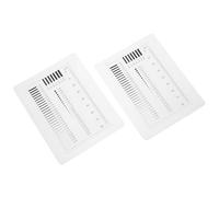 MUSISALY Lot De 2 Cartes De Détection De Défauts Et De Fissures Pour Mesurer La Largeur Et Le Diamètre Des Films Légères Et Précises Elles Permettent Une Estimation De Taille