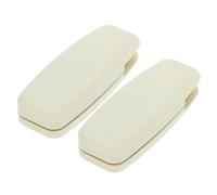 MUSISALY Lot de 2 Extrémités de Tirette pour Store Vénitien Vertical, en Plastique Blanc, Accessoires pour Rideaux de Fenêtre, Compatibles Bureaux et Hôtels, Finition Ronde, Décorations