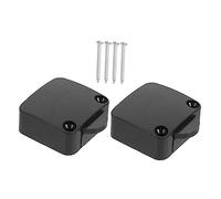 MUSISALY Lot De 2 Interrupteurs Automatiques Pour Lumière De Placard 2a 12v-250v 4 Vis Contrôle Tactile Pour Armoires Et Tiroirs Noir Compatible Lampes D'armoire Et Éclairage -manger