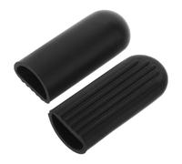 MUSISALY Lot de 2 Manchons en Silicone pour Béquille de Trottinette Électrique, Protection Antidérapante Solide, Facile à Installer, Stabilité Renforcée pour Usage Urbain