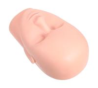 MUSISALY Lot de 2 Mannequins D’Entraînement pour Extensions de en Silicone Souple Visage Réaliste Kit de Formation Maquillage et Pose Tête Pratique pour Apprentissage Esthétique