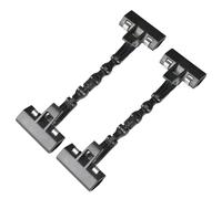 MUSISALY Lot de 2 Pinces à Bras Articulé Flexibles pour Porte-Documents et Planches à Dessin Double Tête Rotative Maintien Sécurisé de Papiers D’Artiste Croquis et Toiles Usage Atelier