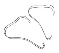 MUSISALY Lot de 2 Supports pour Chaussures en Acier Inoxydable Gris Foncé Porte-Embauchoirs pour Talons Hauts et Sandales Maintien Stable Anti-Déformation pour Boutique et Rangement