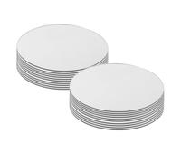 MUSISALY Lot de 20 Miroirs Ronds Autocollants en Acrylique Diamètre 8 Cm Épaisseur 1 Mm Miroirs Décoratifs Muraux pour Loisirs Créatifs et Décoration Intérieure Adhésifs pour DIY