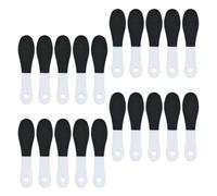 MUSISALY Lot de 20 Râpes à Pieds Double Face en Plastique Antidérapant Exfoliantes pour Éliminer Callosités et Peaux Mortes Adaptées aux Pieds Secs ou Mouillés Outil Manuel pour Soin