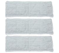 MUSISALY Lot de 3 Recharges de de Nettoyage Microfiber Absorbant, Lavables à Sec et Humide, Vert Clair, Chiffon de Rechange pour Balai Vaporisateur Lave-Sol, Protection du Sol
