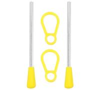 MUSISALY Lot de 4 Bâtonnets de Fer Triangulaires Poignées Antidérapantes, Accessoires de Percussion pour Triangle Musical, Jeu Éducatif pour Garçon et Filles, pour Apprentissage