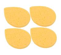 MUSISALY Lot De 4 Éponges Nettoyantes Pour Le Visage En Cellulose Exfoliantes Et Douces Pour Un Soin Quotidien Du Visage