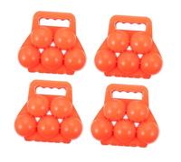 MUSISALY Lot de 4 Pinces à Boules de Neige en Plastique Doux d 39 Hiver Extérieur pour Garçon et Filles Fabrication Rapide de Boules de Neige Couleur Aléatoire Amusant et Couleur Aléatoire