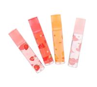 MUSISALY Lot De 4 Pommades À Lèvres Transparents Au Goût De Fruits Hydratants Toutes Les Peaux