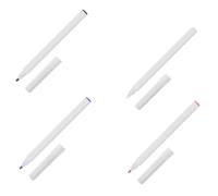 MUSISALY Lot de 4 Stylos Marqueurs de Tatouage Blanc en Plastique Étanches pour Positionnement Précis dans Salon de Tatouage Sourcils et Lèvres