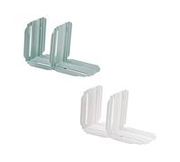 MUSISALY Lot De 4 Supports De Rangement Pour Réfrigérateur Plaque De Séparation Pour Réfrigérateur Matériau Pp Longueur Facile À Régler Réfrigérateur De Cuisine Table De Bureau