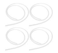 MUSISALY Lot de 4 Tubes en Silicone de 80 CM pour Tire-Lait Électrique Accessoires Universels Valve à Bec de Canard Tuyau de Pompe à Air Souple et Étanche pour Allaitement Maternel