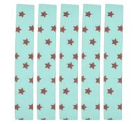 MUSISALY Lot de 5 Bandes Élastiques en Polyester Vert Clair pour Carnet A7/m5, Fermeture Ajustée Solide, Accessoires Pratiques pour Journal de Voyage et Usage Extérieur