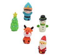 MUSISALY Lot de 5 Marionnettes à Doigts en Silicone Souple Multicolores pour Garçon et Filles Préscolaires Éducatif Interactif pour Raconter des Histoires et Stimuler L’Imagination des