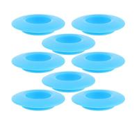 MUSISALY Lot de 8 Sets de Anneaux Anti-Goutte pour Pagaie de Kayak et Canoë Accessoires Universels Ronds en Plastique Bleu Ciel Compatibles Manches Standards Protection Éclaboussures