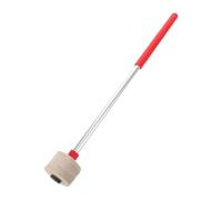 MUSISALY Maillet de grosse caisse en feutre, baguette de percussion pour la pratique musicale, les répétitions et les défilés (14,96 pouces de long).