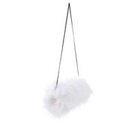 MUSISALY Manchon Chauffe-Mains d'hiver en Fausse Fourrure Blanche Petit Coussin Portable et Douillet Accessoire Chaud pour Activités Extérieures et Usage Domestique 1 Pièce