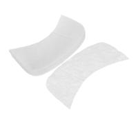 MUSISALY Masque Cou en Soie Naturelle Blanc, Patch de Peau de Cou Ultra-fin pour Soins Peau, Régénération Cutanée et Économie D'eau, Lot de 100 Pièces