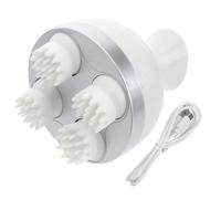 MUSISALY Masseur Électrique sans Fil Multifonction pour Chat en Plastique et Silicone 76 Contacts de Massage 3D Profond Amovible et Lavable, pour Tout Moment et Partout