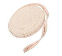 MUSISALY Mèche Plate en Coton 13 CM de Large 5 M Rouleau pour Lampe à Huile et Lanterne Mèche de Rechange Tressée pour Brûleur à Pétrole Éclairage Extérieur et Intérieur Stable