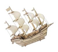 MUSISALY Modèle De Puzzle De Voilier En 3d -même Bateau De Pêche En Jouet Diy Puzzle Rétro Pour Adultes Décoration De Bureau Kit De Construction Artisanale
