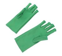 MUSISALY Moufles Anti-Uv pour Manucure sans Doigts Verts Protection Solaire Légère et Élastique Moufles de Beauté Ongles Outils de Nail Art Confortables et Résistants