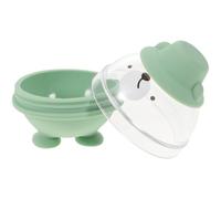 MUSISALY Moule à Glaçons en Silicone Vert pour Boules de Glace Décoratives, Gain de Place et Facile D'accès, pour Jus et Rendez-vous Romantiques