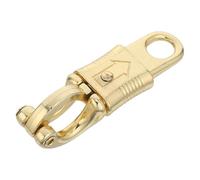 MUSISALY Mousqueton à Ressort en Alliage de Zinc 102 MM Crochet Métallique à Ouverture Rapide Clip Pivotant Sécurisé pour Équipement et Accessoires D’Équitation Fixation Polyvalente