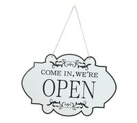 MUSISALY Panneau Ouvert Fermé Double Face Pendentif Suspendu pour Porte Indicateur Boutique Café Hôtel