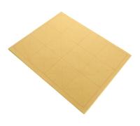 MUSISALY Papier de Calligraphie Chinoise Jaune 80 Feuilles Léger et Absorbant pour Écriture et Artisanat, pour Débutants et Garçon et Filles en Pratique de Calligraphie