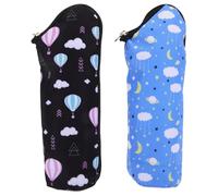 MUSISALY Paquet Chaud 2pcs Polyester ou Portable pour et en Biberons Isothermes Garder Froid Lait pour Sorties Repas Quotidiens