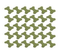 MUSISALY Patchs Autocollants Moxa pour Bras, 30 Pièces Autocollants Portables, Patchs Vierges Couleur Aléatoire, Accessoire D'acupuncture Pratique et Confortable pour Couleur Aléatoire