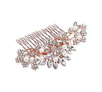 MUSISALY Peigne À Cheveux De Mariée Peigne Latéral Postiche Accessoires Pour Cheveux En Strass Pour Occasions Spéciales