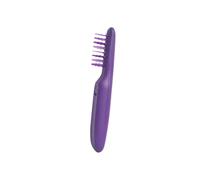 MUSISALY Peigne Électrique Anti-nœuds Double Usage Pour Coiffure Barbier Étanche Violet