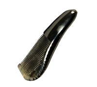 MUSISALY Peigne en Corne de Bétail Noir Antistatique Massage, Outil de Coiffure Naturel pour Protéger Cheveux des Nœuds et Faciliter le Démêlage