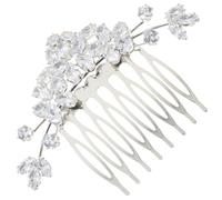 MUSISALY peigne frange décor de cheveux de mariage pinces à cheveux pour frange hair charms hair toppers peigne à cheveux pour mariée accessoires de cheveux de mariée mariage strass Silver