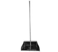 MUSISALY Pelle à Poussière Inox avec Long Manche Grande Capacité pour Intérieur et Extérieur Pelle Ramasse Poussières Multifonction pour Maison et Jardin
